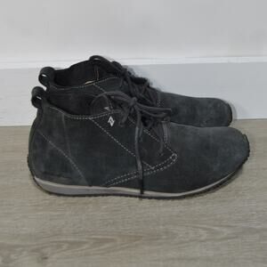 Eddie Bauer Womans Suede Dark Gray Transition Chukka Mid Top Ankle Boot Size 6.5
